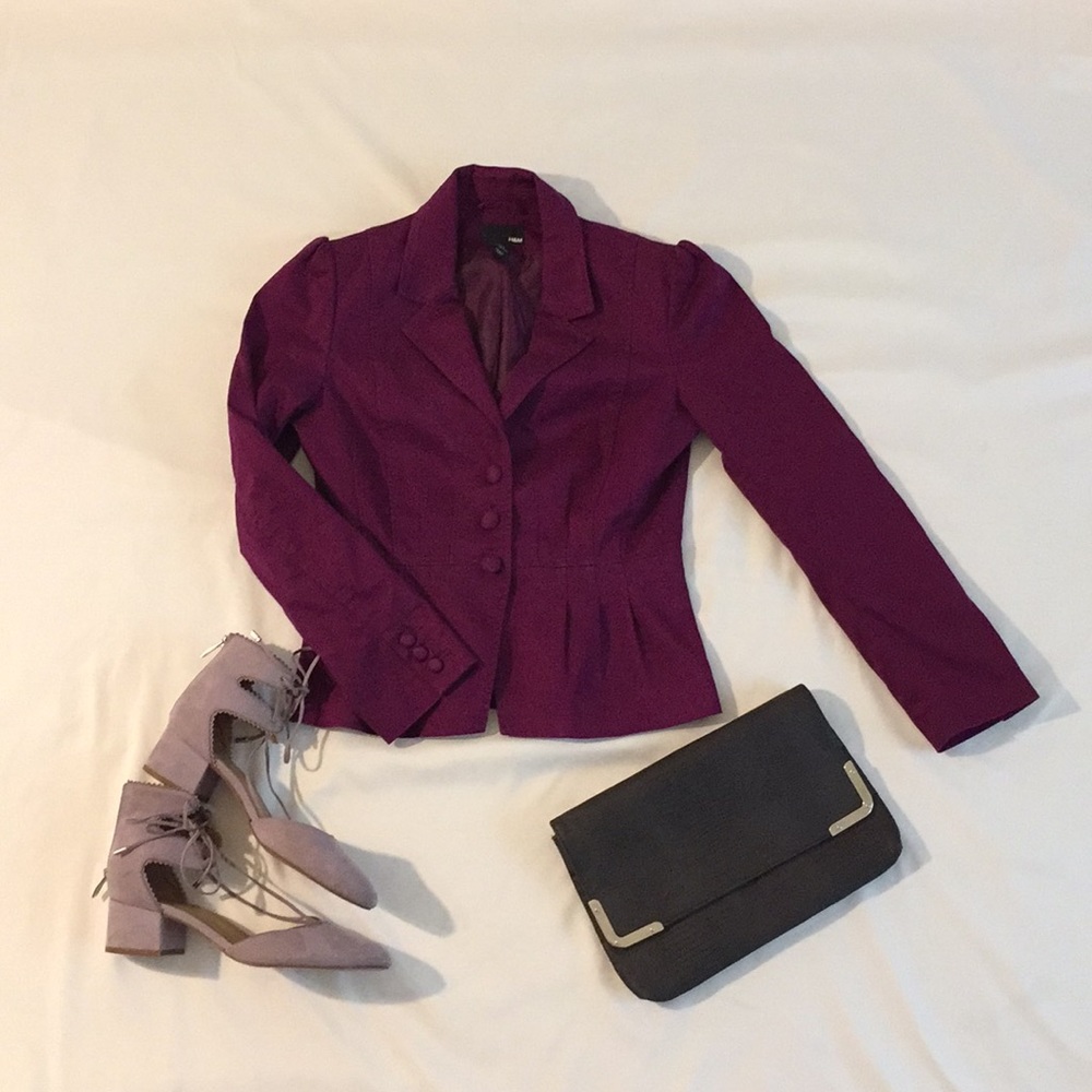 Eggplant Colored Blazer